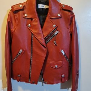 COACH leather jacket